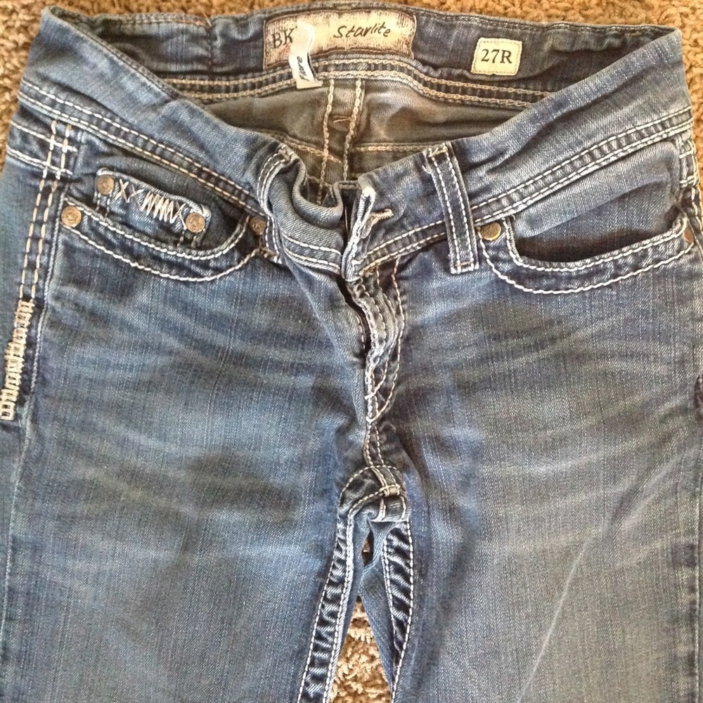 BKE Starlite 27R Well Loved Jeans
